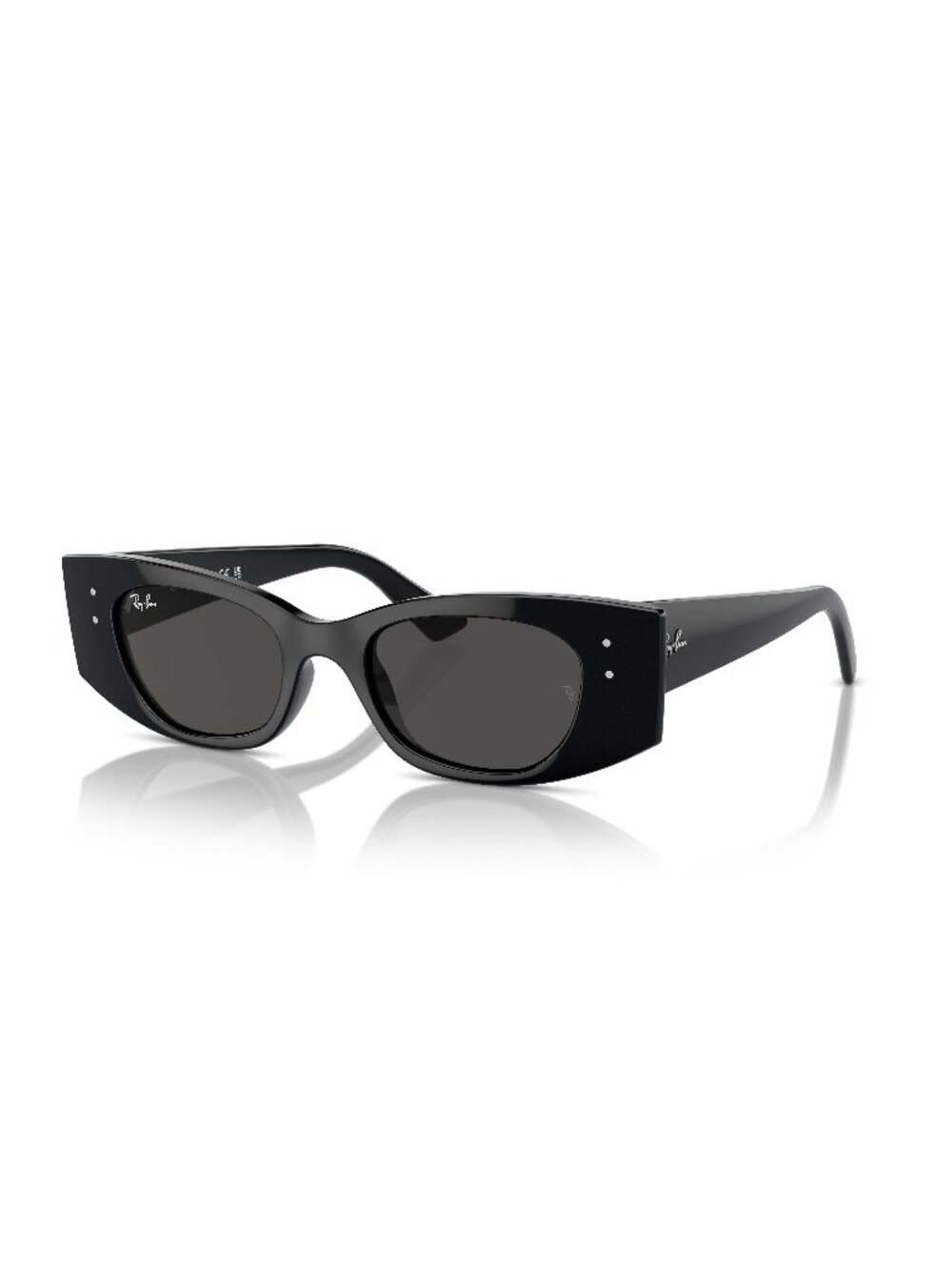 New Ray-Ban Unisex Sunglasses Black Aviator Grey Lens Injected Frame Ray Ban KAT